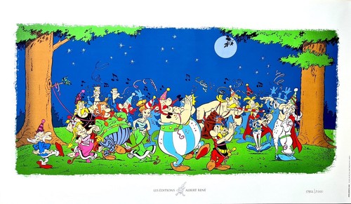 Uderzo astérix sérigraphie - uderzo,