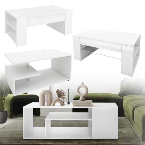 Table basse blanche - , de