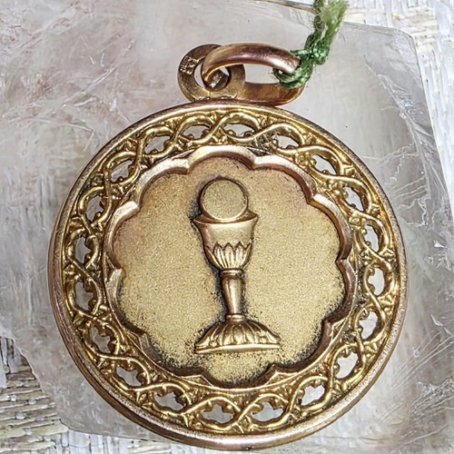 Ancienne médaille communion - ancienne,