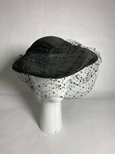 Women's Straw Hat & Veil Antique 