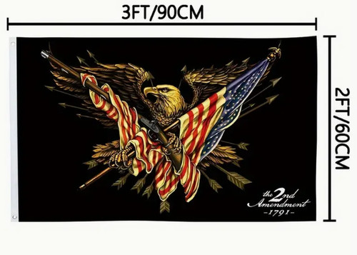 Drapeau usa deuxieme - drapeau, "