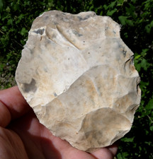 Biface Acheuléen Paléolithique inférieur Oise 10x7,5cm France Coll. Marc Allais