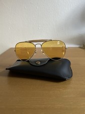 Vintage Ray Ban Bausch And Lomb Amber Lens Aviator