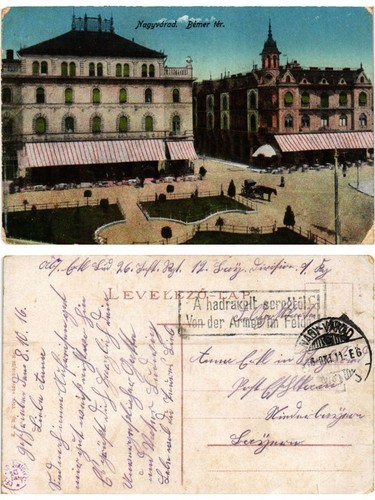 Cpa nagyvárad bémer tér - bémer,