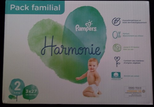 372 couches pampers harmonie - pampers,