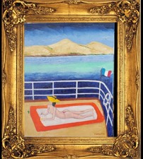 Tableau Huile Sur Toile 55/46