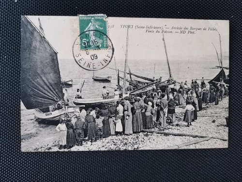 Cpa yport arrivée des - yport,