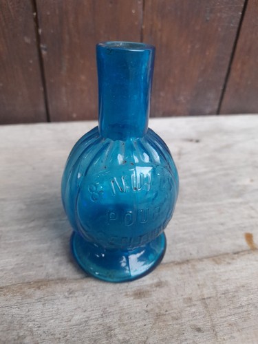 Lampe huile ancienne - ancienne, verre