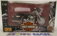 VEHICULE NEUF 1/18 MOTO HARLEY DAVIDSON FLHT ELECTRA GLIDE STANDARD - MAISTO
