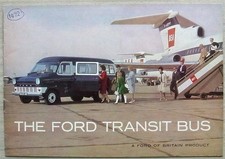 FORD TRANSIT BUS Commercial Sales Brochure Feb 1966 #73356/2/66