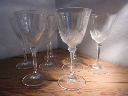 Série verres à vin - 8,