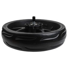 Roue de chariot de golf à traction poussée 10 pouces en plastique et mousse EV