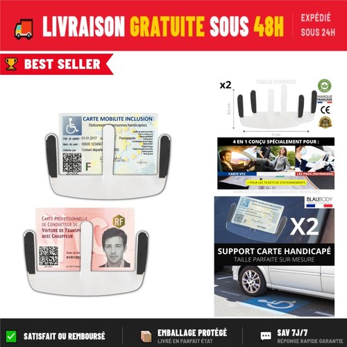 Porte carte handicapé - carte, pare