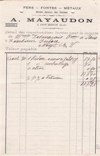 46 LOT GOURDON ferrailleur