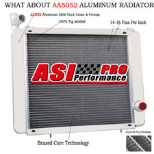 3 Rangées Radiateur Pour