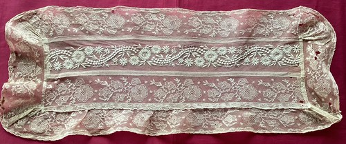 Ancien napperon dentelle - napperon,