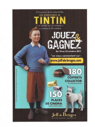 Flyer tintin milou mini - flyer,
