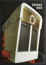 DAVID BROWN DB995 DB990 TRACTOR Agriculture Brochure c1977 #9-41171 Spanish Text