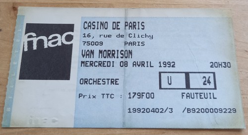 Van morrison casino - paris, 8