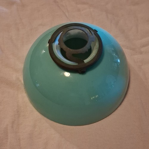 Abat jour verre bleu avec - bleu,