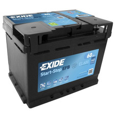 Batterie EXIDE EL600 L1 EFB Stop Start 12V 60AH 640CCA