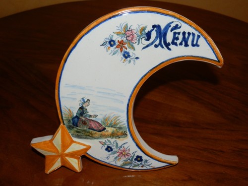 Porte menu forme - porte, croissant