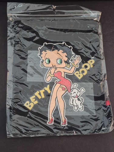 Betty boop black cinch - betty, sack