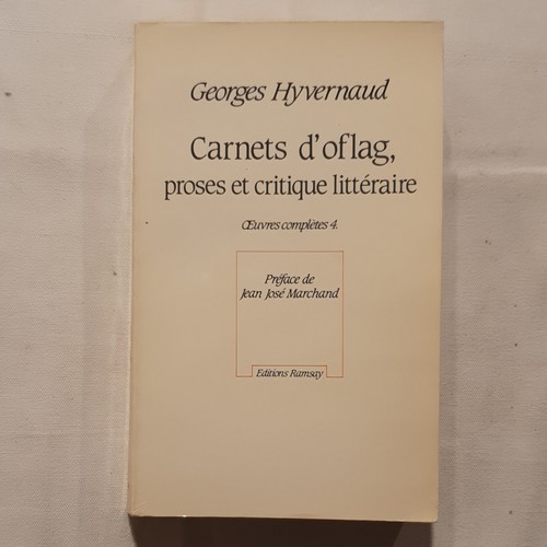 Georges hyvernaud carnets - georges, –