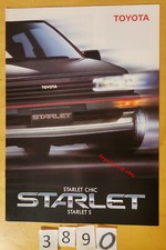TOYOTA STARLET CHIC/ S Prospectus Suisse D/Fr/I 16 pages 2/1989