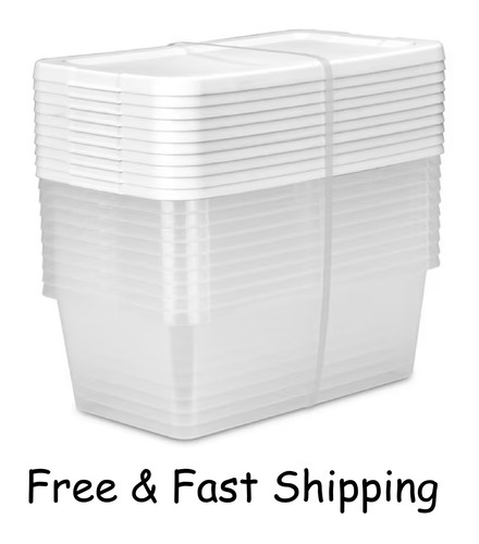 Sterilite clear storage - 6,