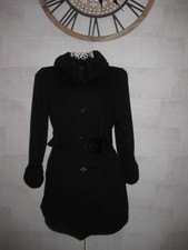 ZARA Manteau Femme Noir M