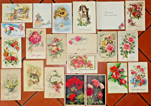 Lot cartes postales - 21,
