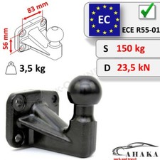 Boule D'attelage remorque Véhicules 4-trous 83x56mm pour PEUGEOT Boxer I 94-06