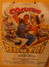 BANZAI !!!  COLUCHE  Affiche