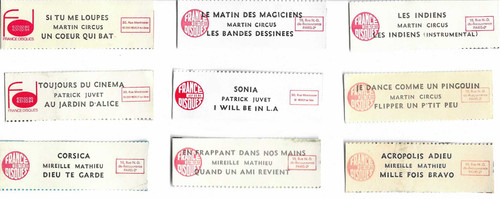 Lot etiquettes juke - lot,
