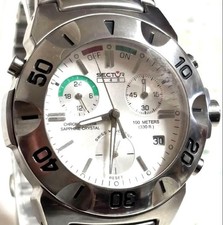 Montre chronographe SECTOR 540 alarme cadran argenté boîte d'origine incluse