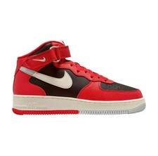 Nike Air Force 1 Mid '07 SE Split Shoes Black Red Silver DZ2554-001 Mens Size 14