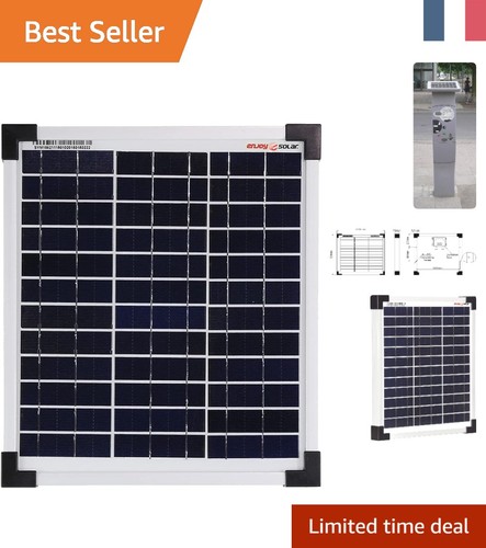 Enjoy solar 10w 12v panneau - 12v,