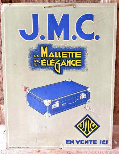 Affiche carton publicitaire