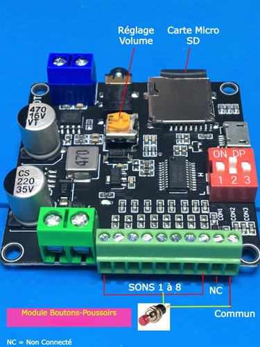 Module sonore 10w - 8, au