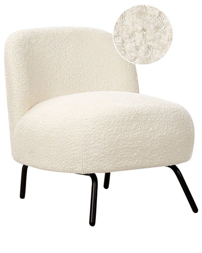 Fauteuil rétro bouclé - fauteuil,