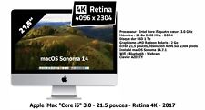 iMac "Core i5" 3.0 GHz - RAM 16 Go - 21.5 pouces - Retina 4K - 2017