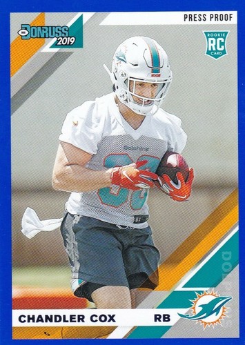 Chandler cox 2019 donruss blue - cox,