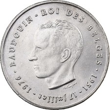 [#1251545] Belgium, 250 Francs, 250 Frank, 1976, Silver, AU, KM:157.1