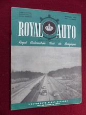 Revue Auto - Royal Auto  / belgique  - septembre  1953