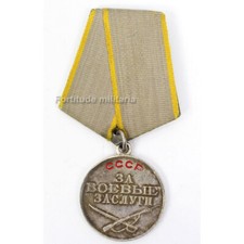 Russian Medal of Merit in Combat -1942 - Russia WW2 (Original Material)