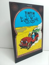 Tableau en bois laqué -  Tintin au Pays de l'Or Noir