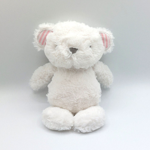 Peluche doudou ours blanc