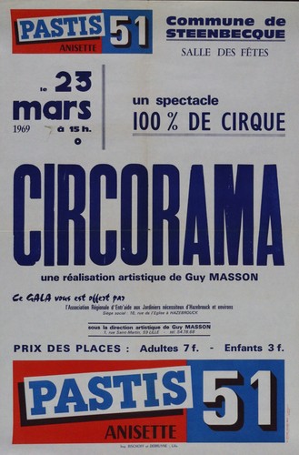 Affiche circorama pastis - circorama, 51