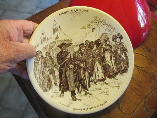 Alsace ancienne assiette - ancienne,